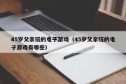 45岁父亲玩的电子游戏（45岁父亲玩的电子游戏有哪些）