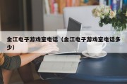 金江电子游戏室电话（金江电子游戏室电话多少）