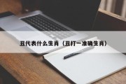 丑代表什么生肖（丑打一准确生肖）